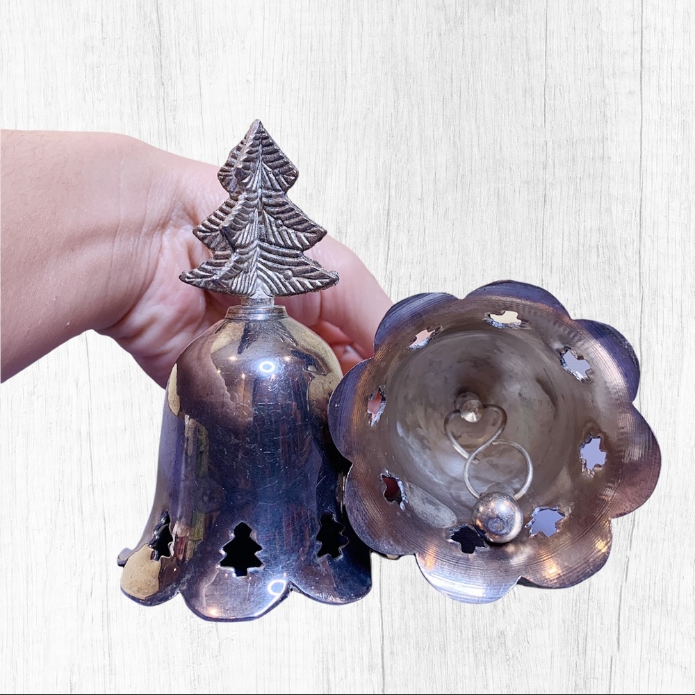 Christmas tree bills brass silver plated: India - Picture 5 of 5